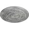 Ekena Millwork Oldham Ceiling Medallion (Fits Canopies up to 8 5/8"), 18"OD x 1 1/4"P, Ultra Pure White Crackle CM18OLUWC - alternate 3